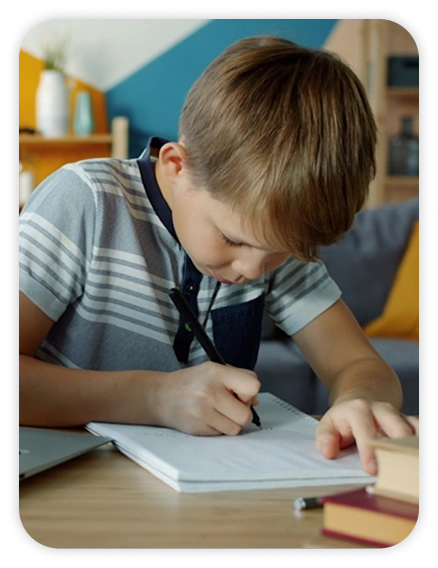 AppMatic Tech language learning platform used by a young student