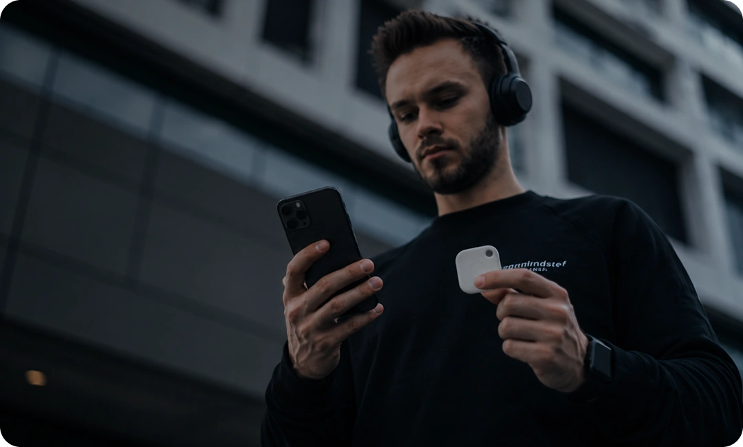 BLE Tag Tracker wearable and IoT app built by AppMatic Tech