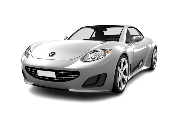 Silver coupe rendered for the automotive consultation banner