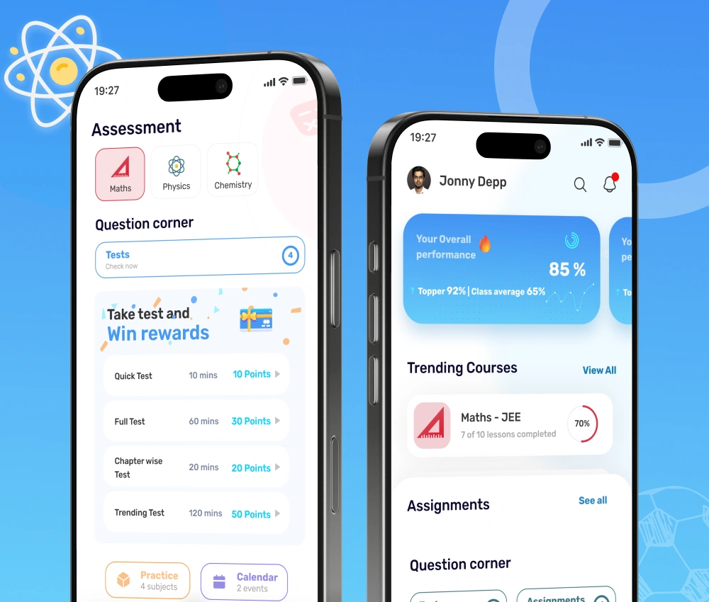Future Education learning app designed by AppMatic Tech