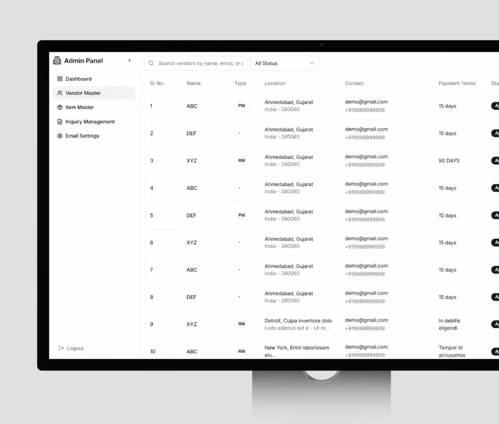 Pharma Vendor Management case study banner