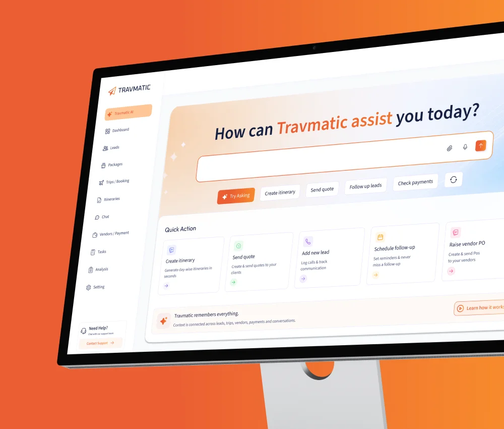 Travel CRM built by AppMatic Tech