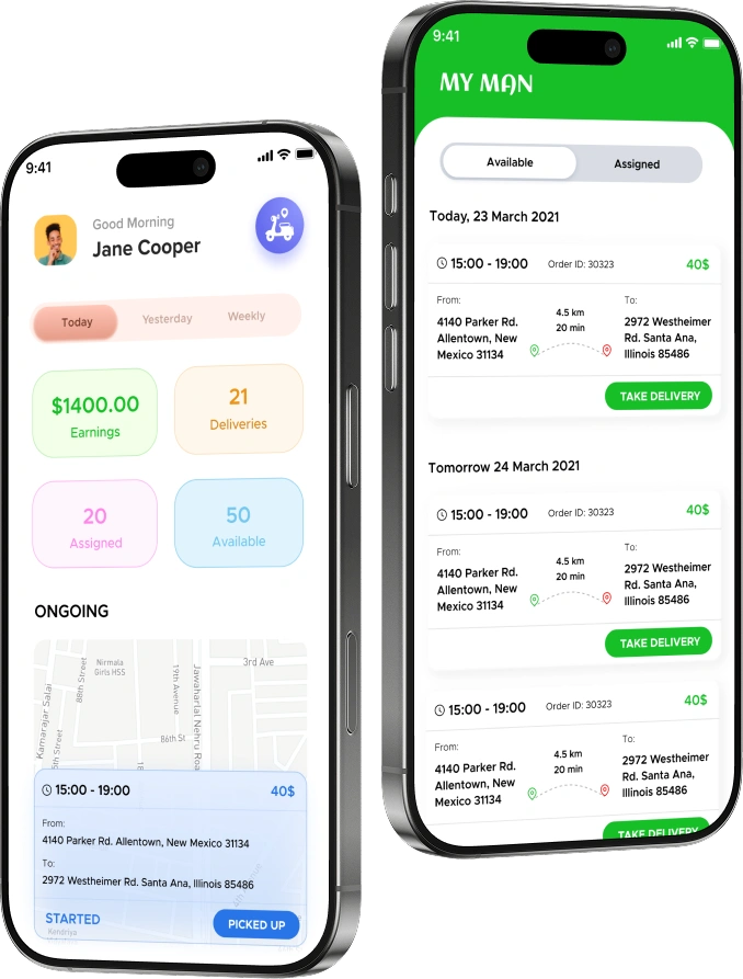 MyMan app built by AppMatic Tech