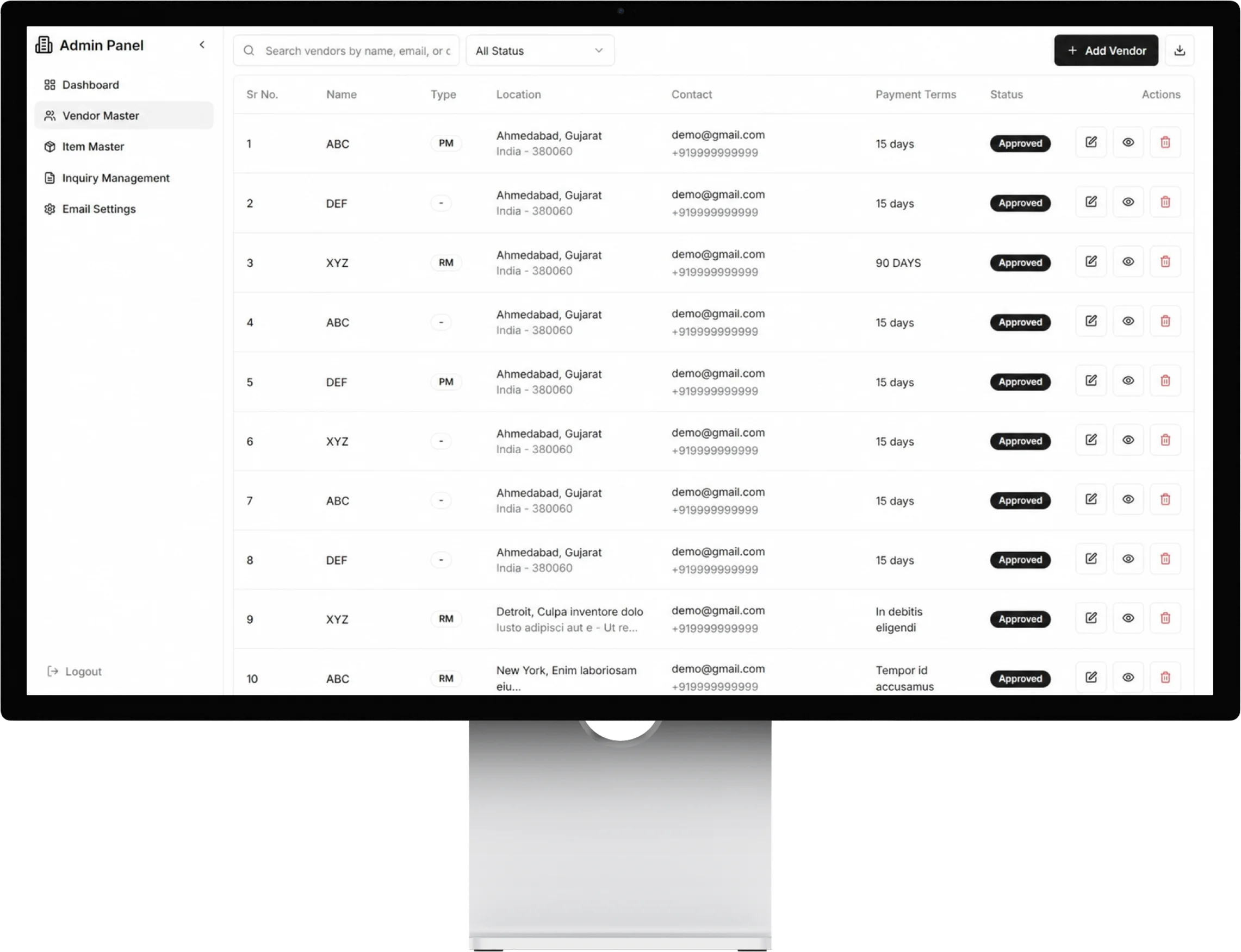 Pharma-Scale Procurement app built by AppMatic Tech