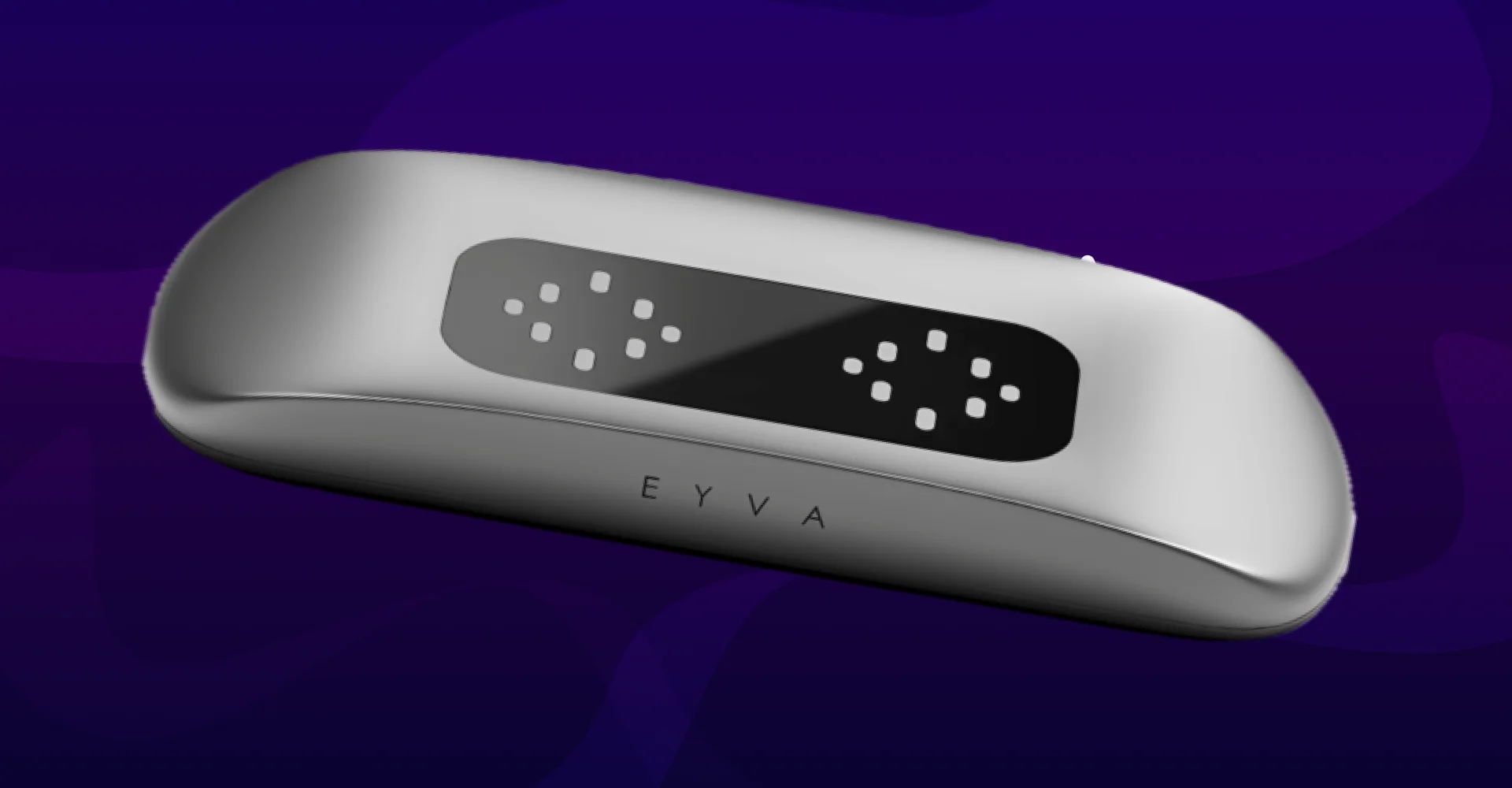 EYVA non-invasive wellness device hardware for which AppMatic Tech built the iOS and Android app