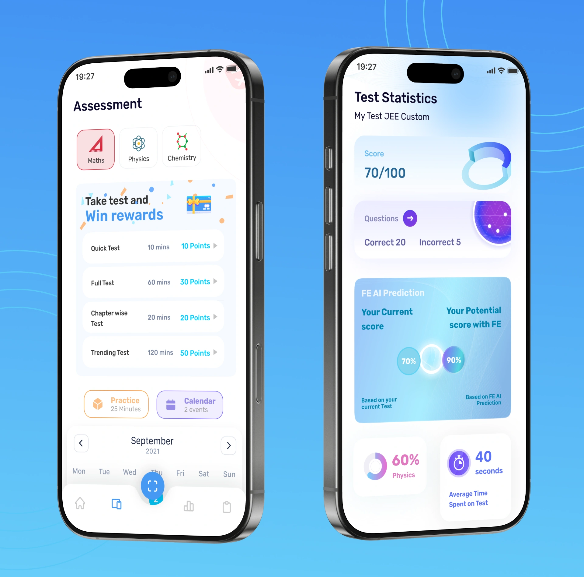Future Education redesigned learning platform interface screens designed by AppMatic Tech