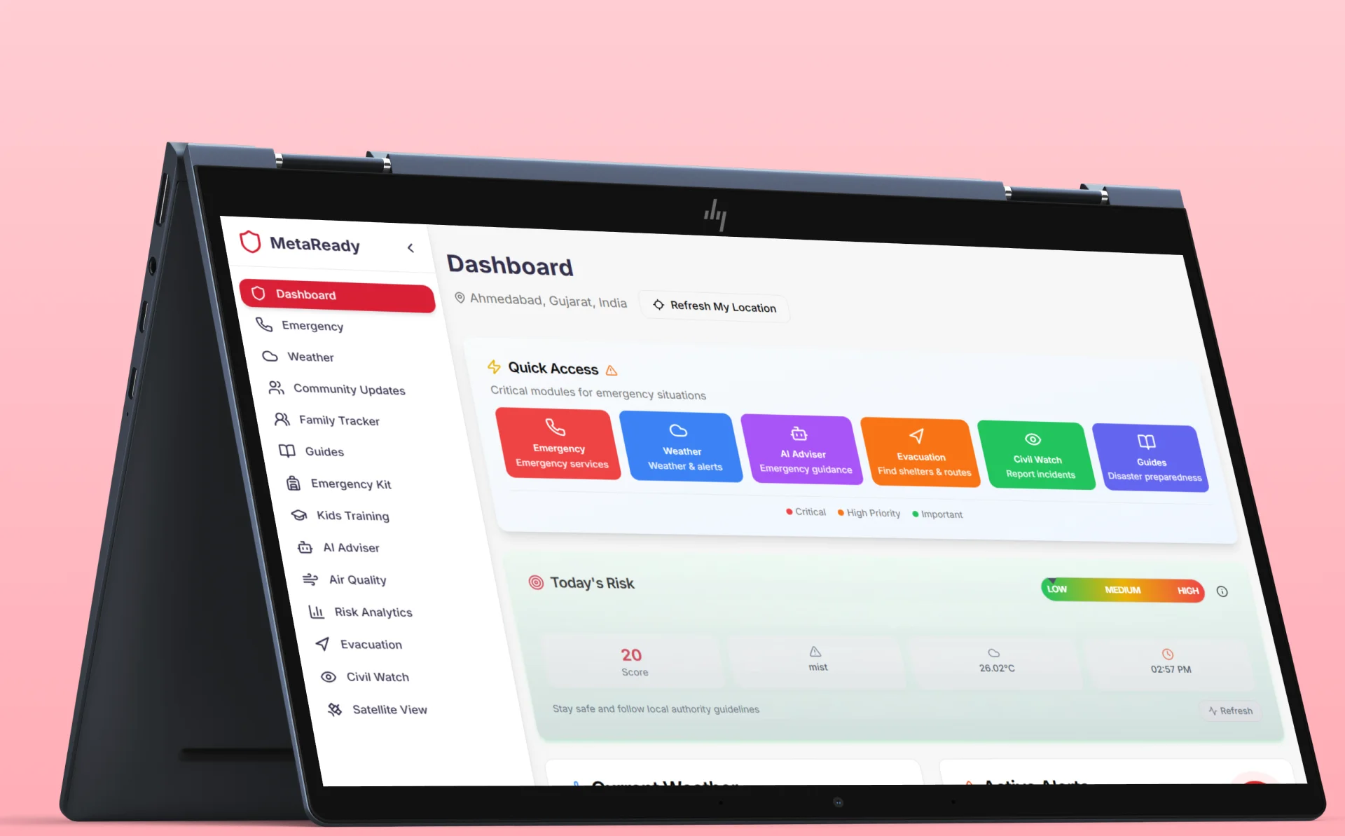 MetaReady platform interface screen 2 built by AppMatic Tech
