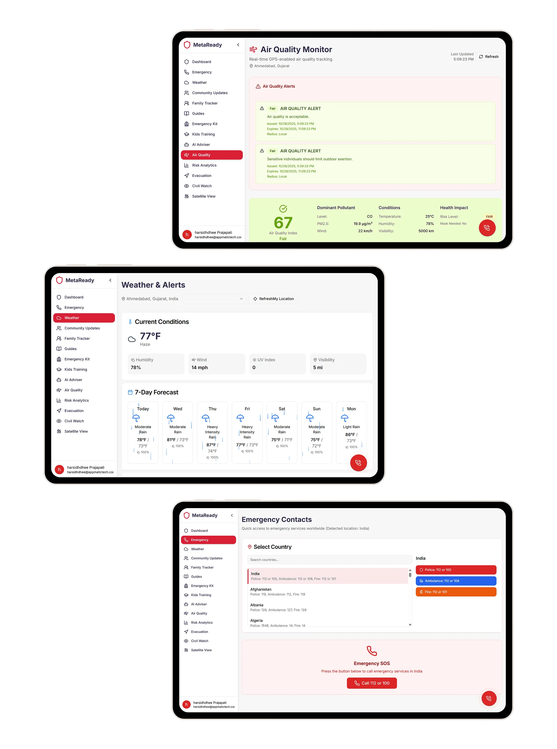 MetaReady platform interface screen 3 built by AppMatic Tech