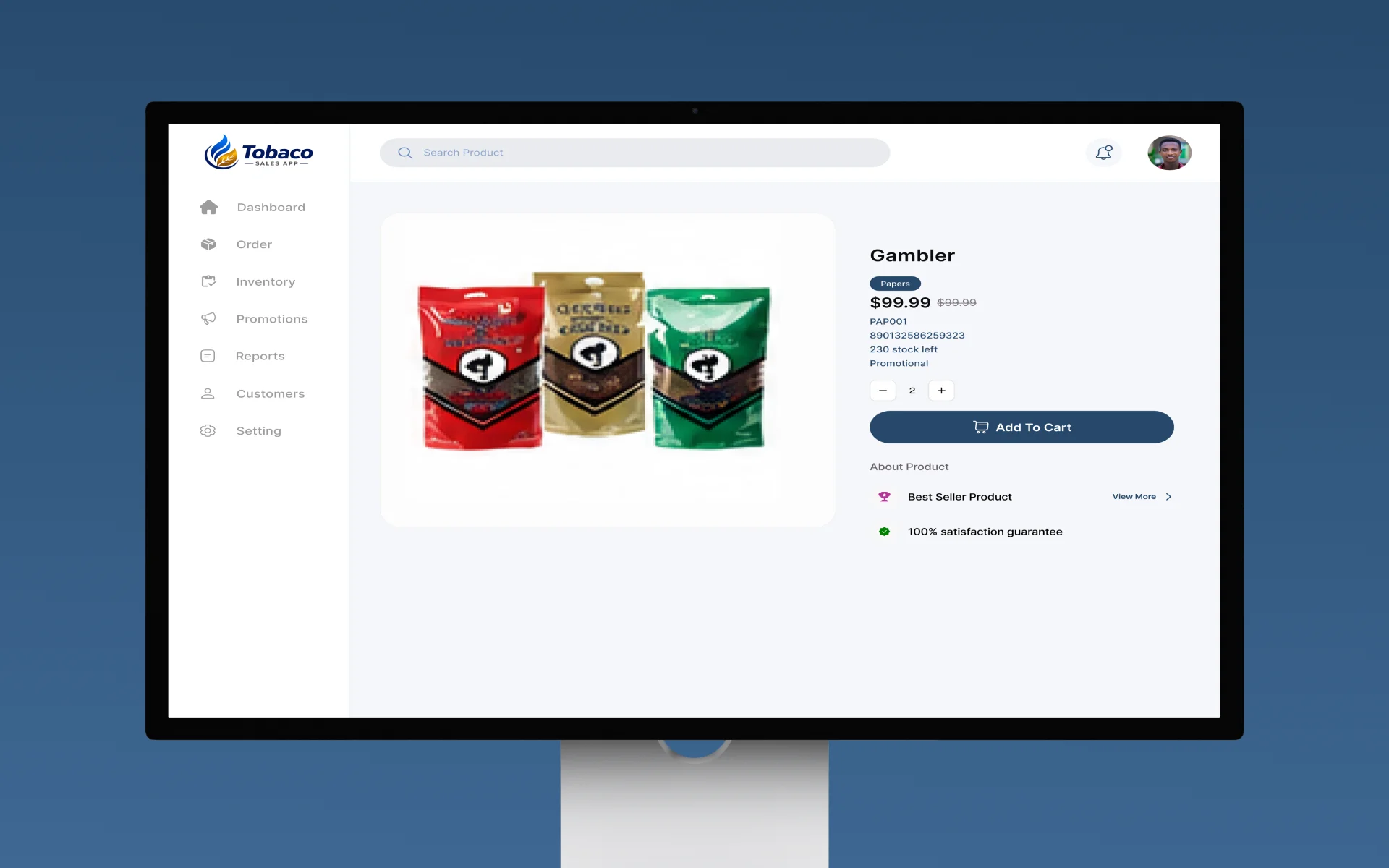 Tobacco field sales CRM build process and admin panel overview