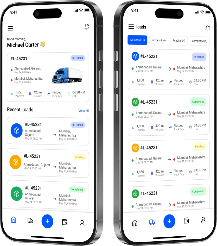 Last-Mile Transport app built by AppMatic Tech