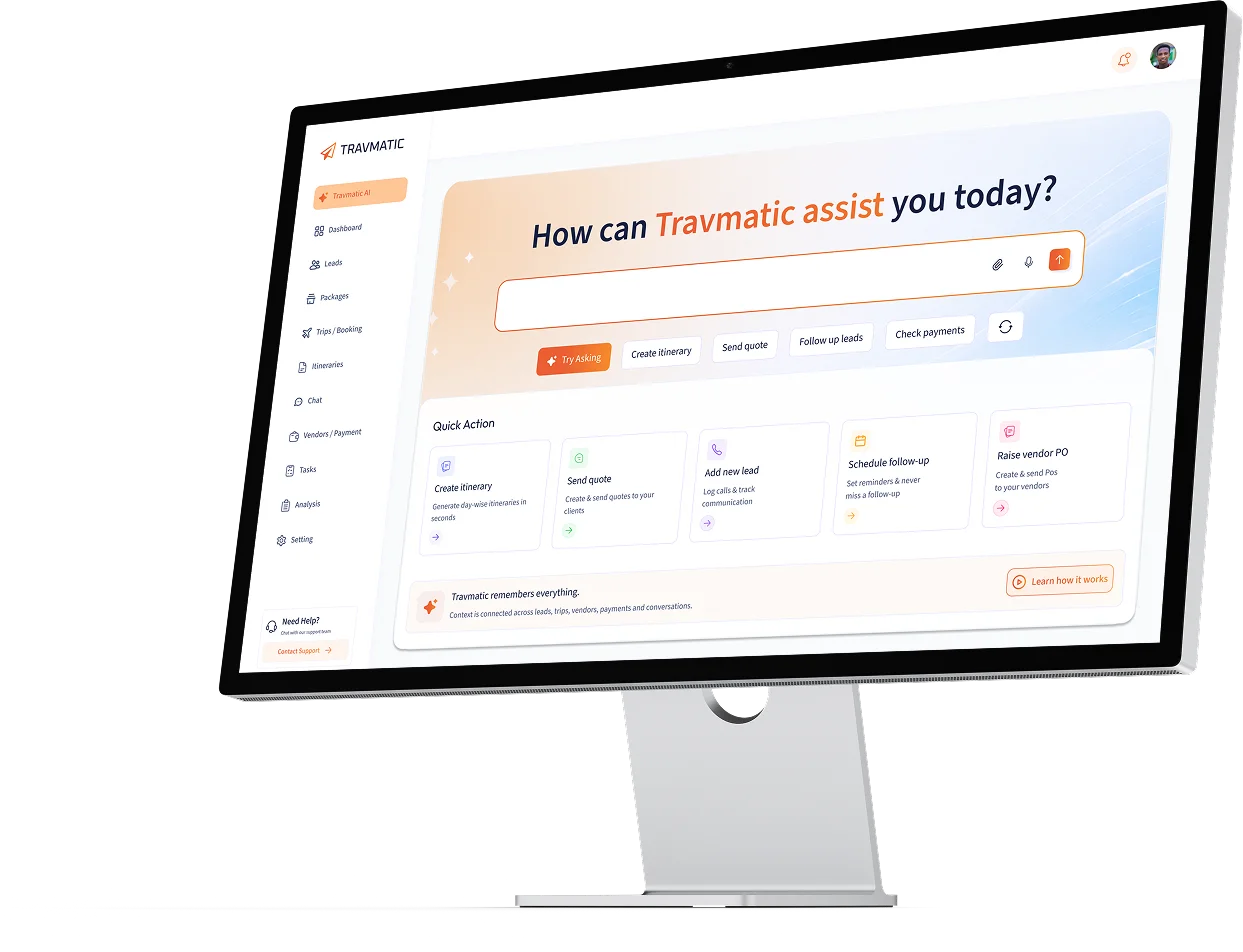 Travel CRM travel platform built by AppMatic Tech
