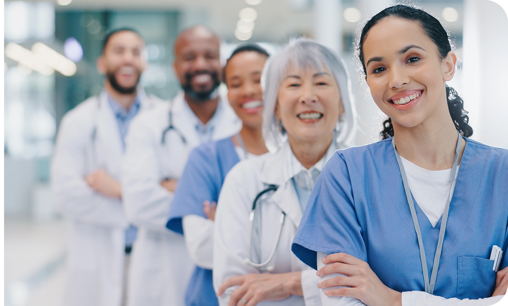 Healthcare clinicians using digital health tools built by AppMatic Tech