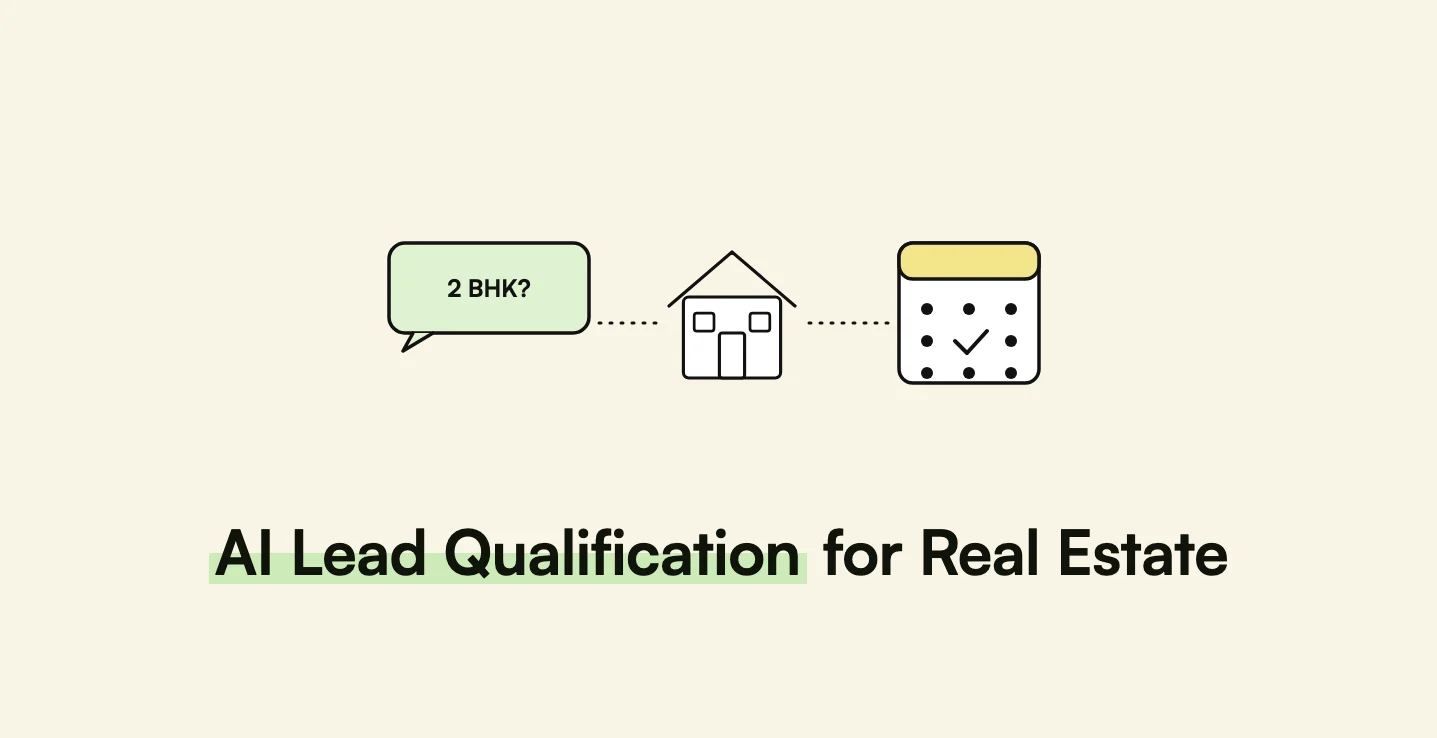 AI Lead Qualification for Real Estate: How AI Agents Qualify Buyers, Match Listings, and Book Viewings