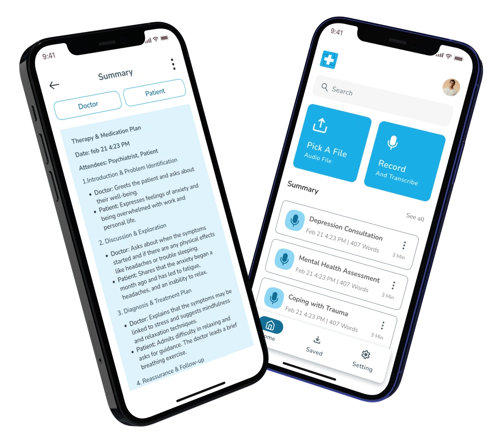 Anvahi clinical documentation app built by AppMatic Tech
